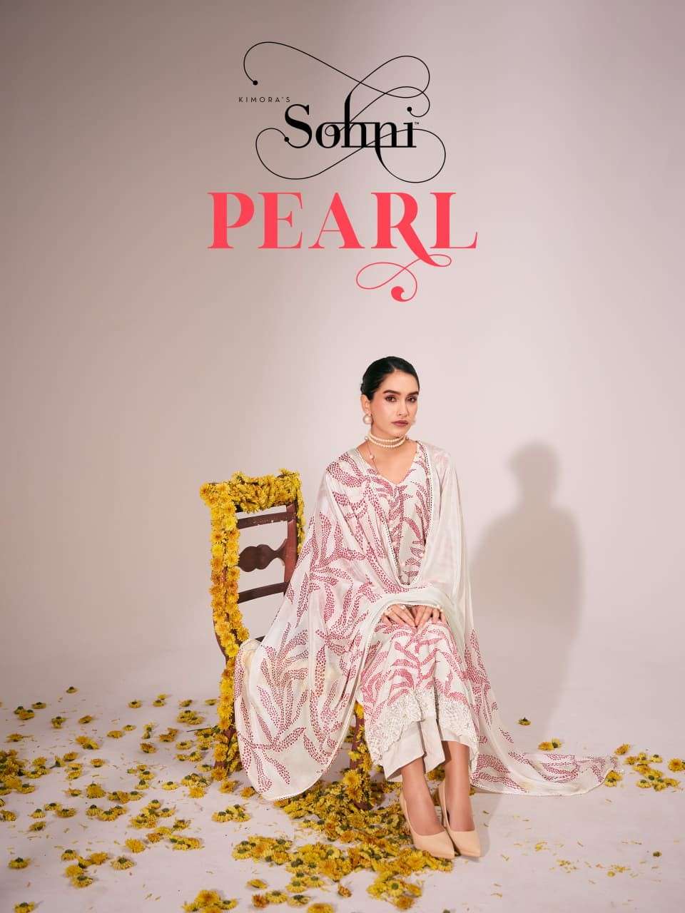 KIMORA SUIT PEARL 921 TO 924 BOUTIQUE MUSLIN DIGITAL PRINT SUIT RICH PARTY CLOTH SHOP